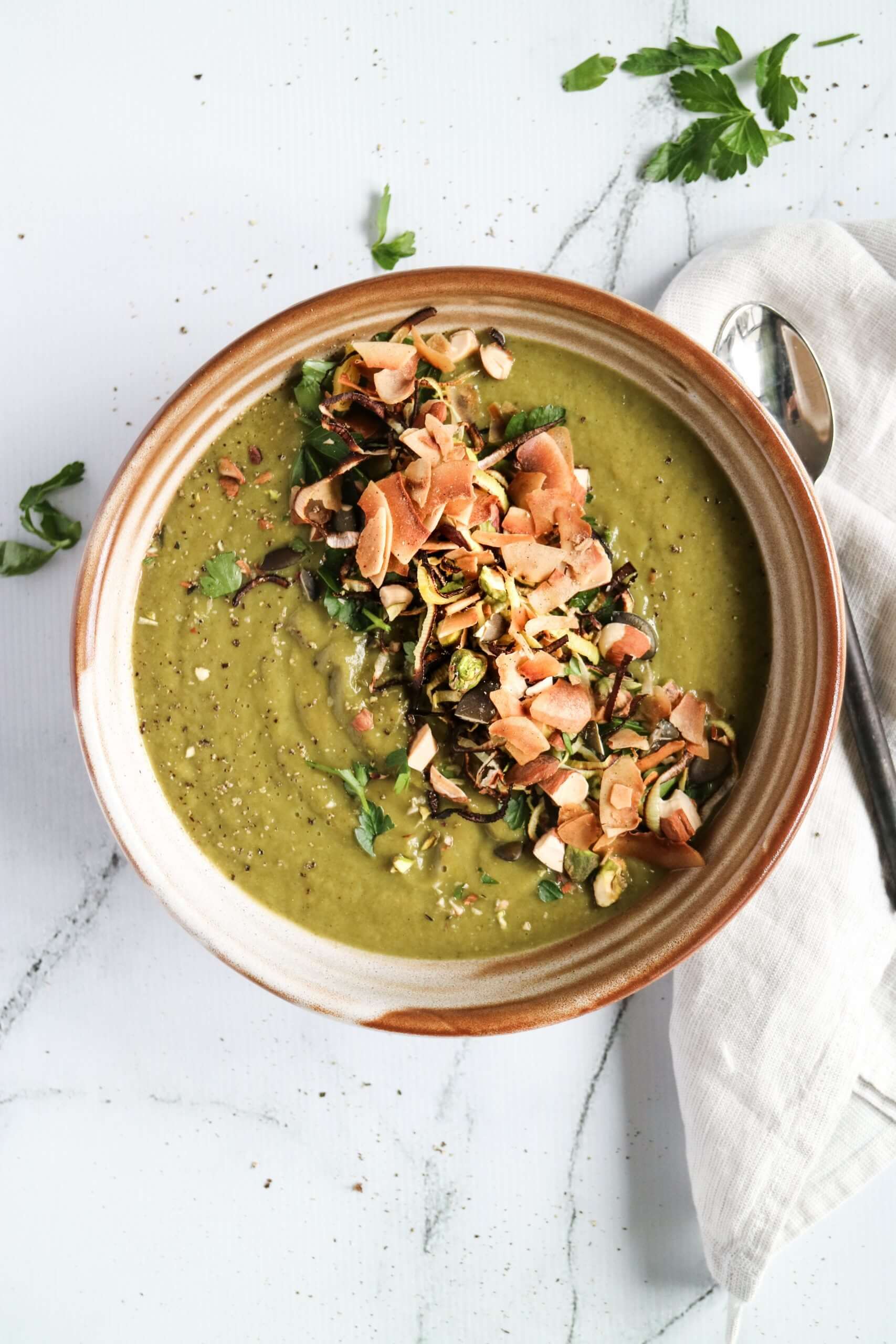 Cauliflower, Heirloom Carrot and Ginger soup