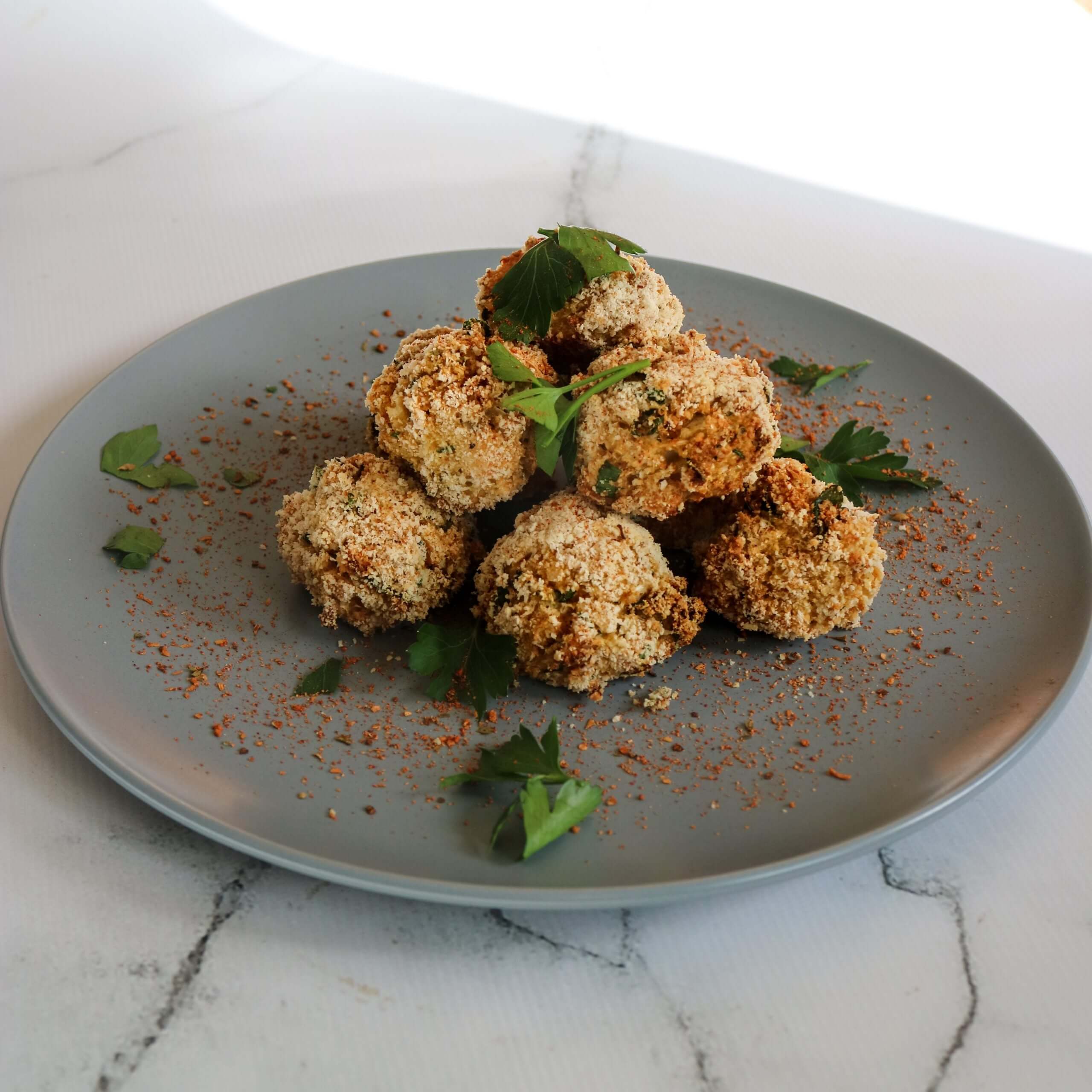 Crispy Sea Salt & Vinegar Cauliflower “Popcorn”