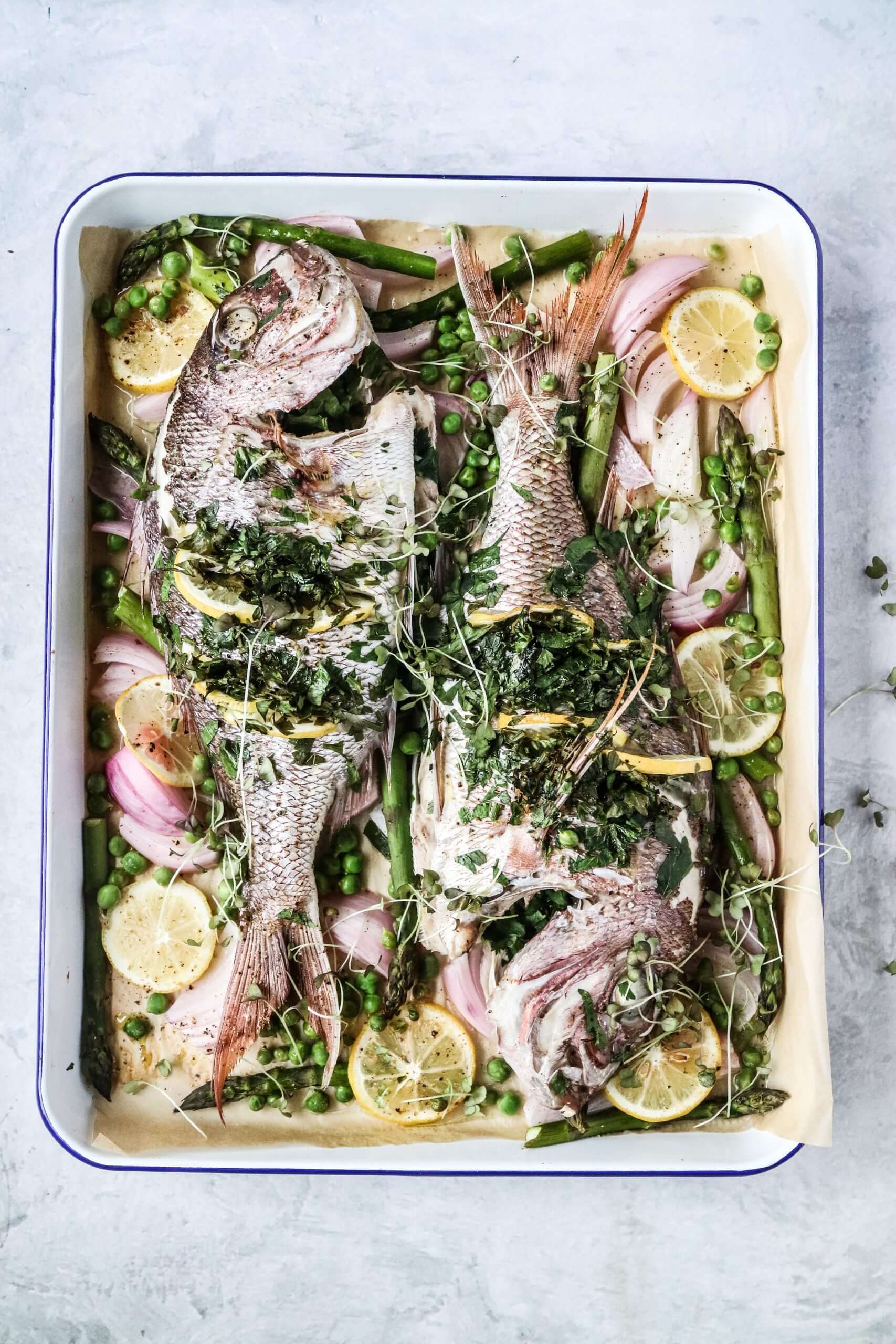 Whole Roasted Snapper