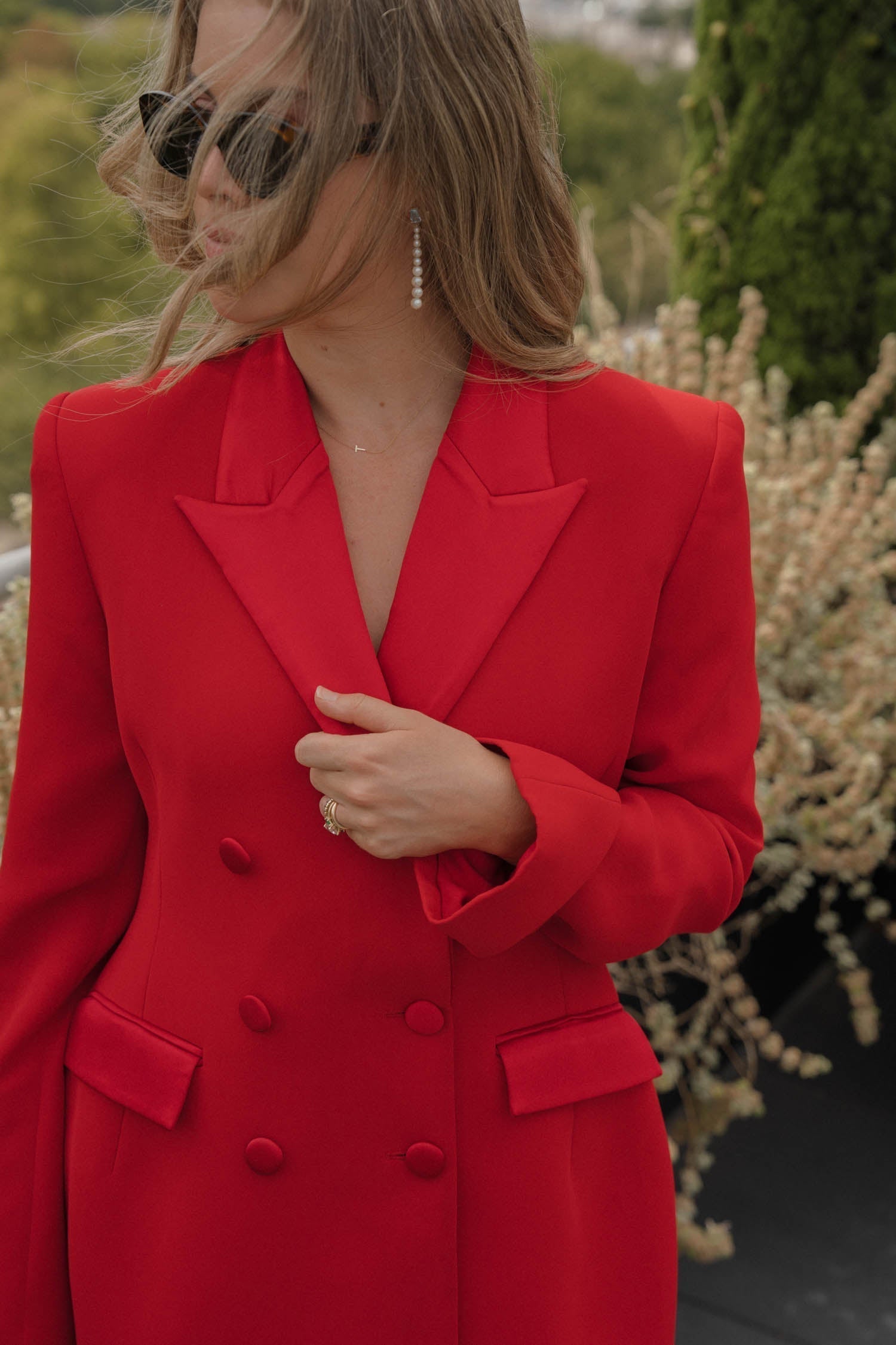 Monica Yates on a Paris rooftop promoting the Soft & Ambitious program