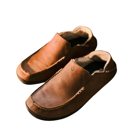 Oluksai Moloa Genuine Shearling Convertible Slipper