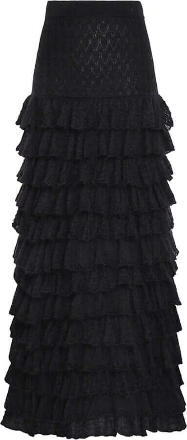 LUMINOSITY LACE FRILL SKIRT